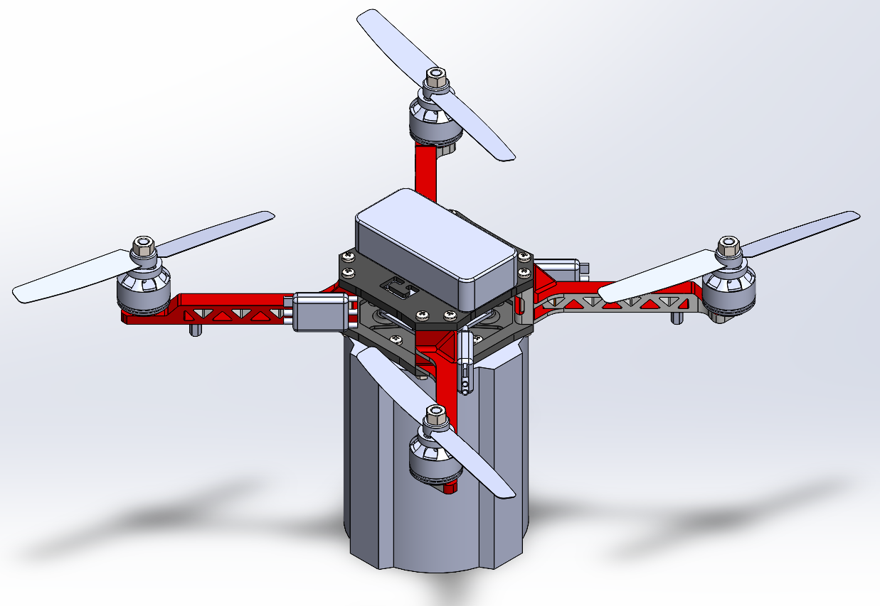 四轴无人机运输机